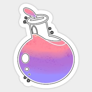 magical bi potion bottle Sticker